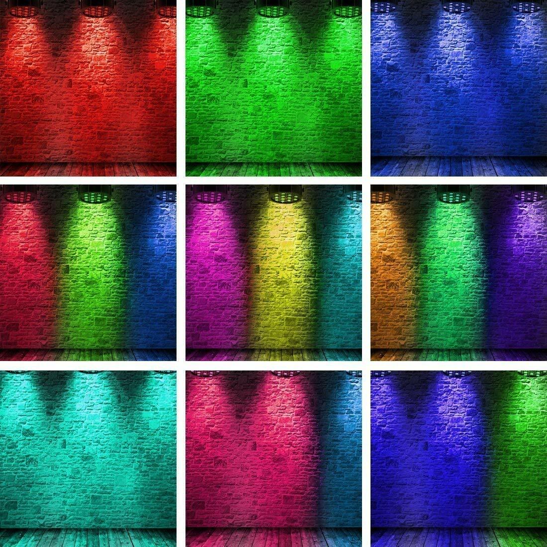 RGB 36 LED Stage Lighting PAR Light DMX Beam Party DJ Disco Lights with  Remote | eBay