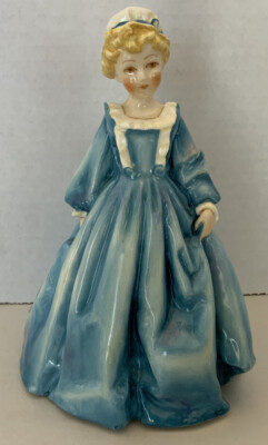 Vintage Royal Worcester  Grandmother s Dress  Bone China Figurine