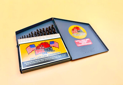 13 Pc Pig Steel M60 Drill Bit Set 1/16'' to 1/4'' Drill Hog  Lifetime Warranty