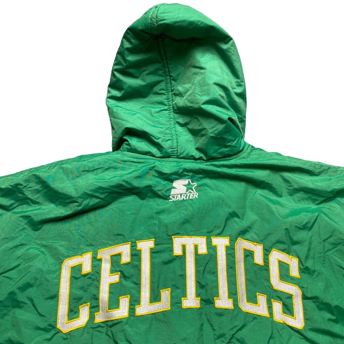 BOSTON CELTICS STARTER ナイロンジャケット Men's Starter Kelly Green Boston Celtics Captain Oxford Full-Zip