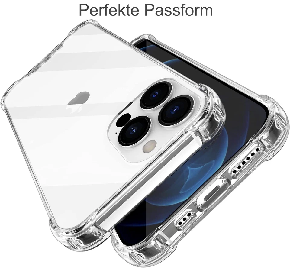 Custodia Per iPhone 13 Pro AVANA Trasparente Bumper Case - Immagine 2 di 4