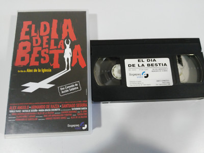 EL DIA DE LA BESTIA ALEX DE LA IGLESIA SANTIAGO SEGURA - VHS Cinta Español