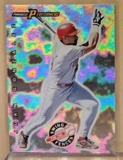 1998 Pinnacle Performers SWING FOR THE FENSCES Juan Gonzalez Refractor RARE