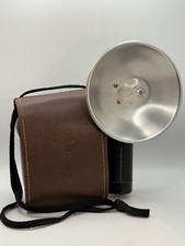 Vintage Argus Camera Seventy-Five Dual Lens Detachable Flash Leather Case EUC