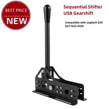 Racing Game Simulator Sequential Shifter USB Gearshift for Logitech G29 G27 G25