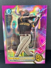 2022 Bowman - Chrome Prospects Fuchsia Refractor #BCP-122 Zayed Salinas /199