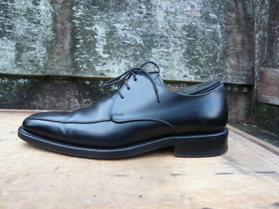 JOSEPH CHEANEY DERBY SCHUHE SCHWARZ LEDER UK7,5 HERREN KM TOP ZUSTAND