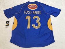 ADIDAS TIGRES LOCO ABREU AWAY SOCCER JERSEY MEXICO MONTERREY AMERICA CHIVAS   