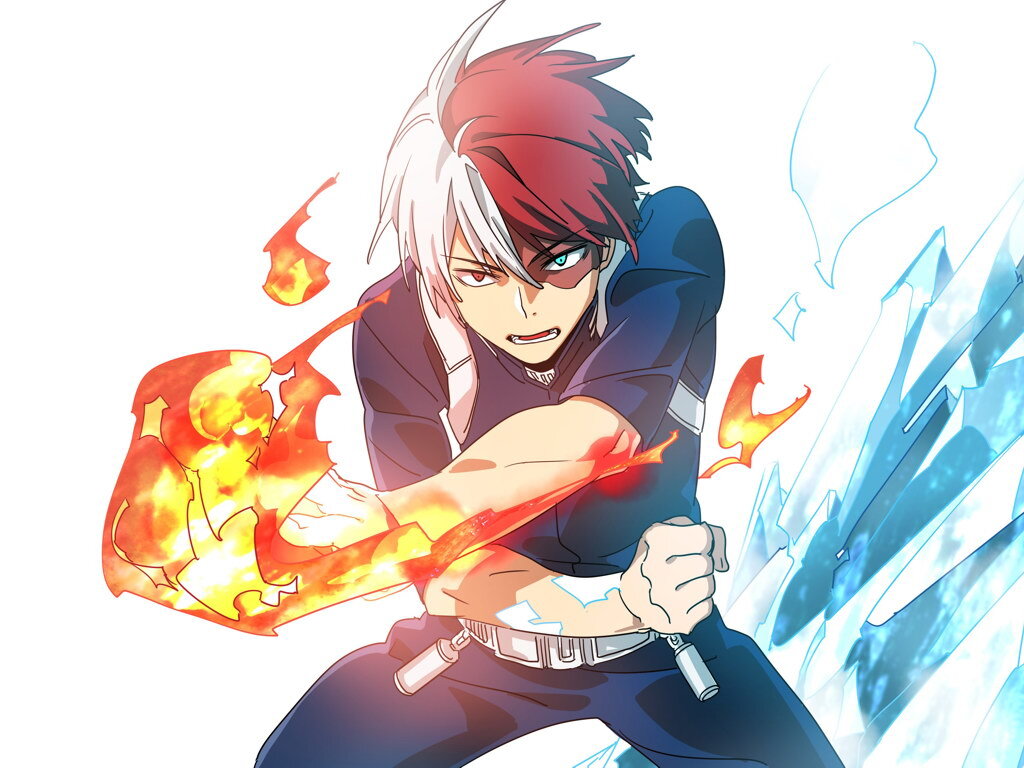 V7338 Boku No Hero Academia Todoroki Shouto Anime Manga Art WALL