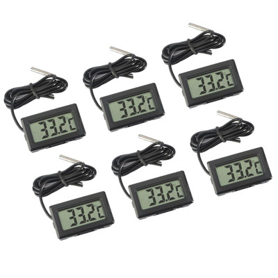Digital LCD Thermometer Temperaturmessung externer Sensor Kühlschrank