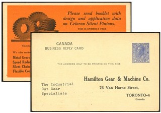 CANADA ½¢ PSC CELORON PISTONS HAMILTON RESPONSE CARD P29