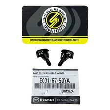 90-05 Mazda Miata OEM Tribute Windshield Washer Nozzle Upgrade Pair EC01-67-50YA