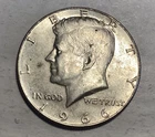 1966 Silver Kennedy Half Dollar - Choice Unc