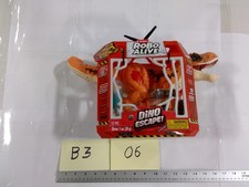 ZURU Robo Alive Dino Escape Playset 17pc Orange T-Rex Battery Dino Toy New