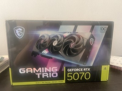 MSI Gaming Trio OC GeForce RTX 5070 12GB GDDR7 Graphics Card HDMI/DP