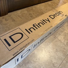 New Id Infinity Drain Sag 3848 Bk 48 Complete Kit For Sag 38 In Matt Black