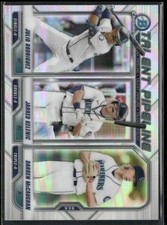 2021 Bowman #TP-SEA J Rodriguez / D McCaughan / J Kelenic Chrome Talent Pipeline