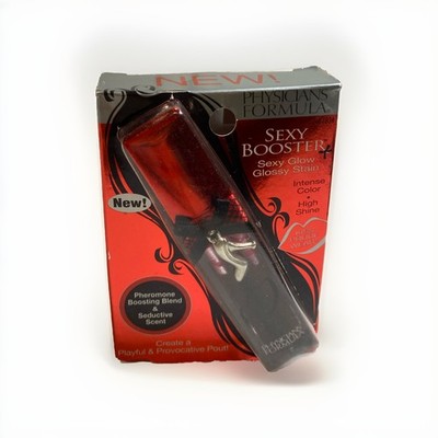 PHYSICIANS FORMULA SEXY BOOSTER SEXY GLOW GLOSSY STAIN HIGH SHINE RED #7834 Read