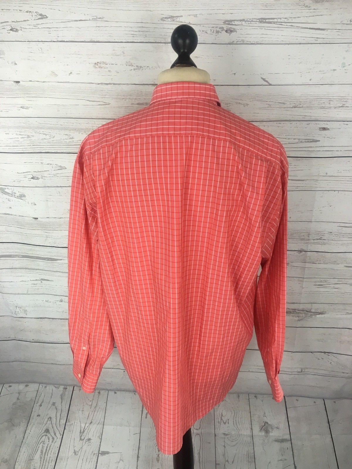 SAINT LAURENT Camicia YSL Yves Saint Lauren 17 Rosa Check Ottime condizioni
