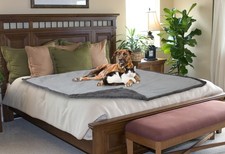 Waterproof Pet Fleece Blanket Throw Soft Warm Sherpa Dog Cat Puppy 80"x60"