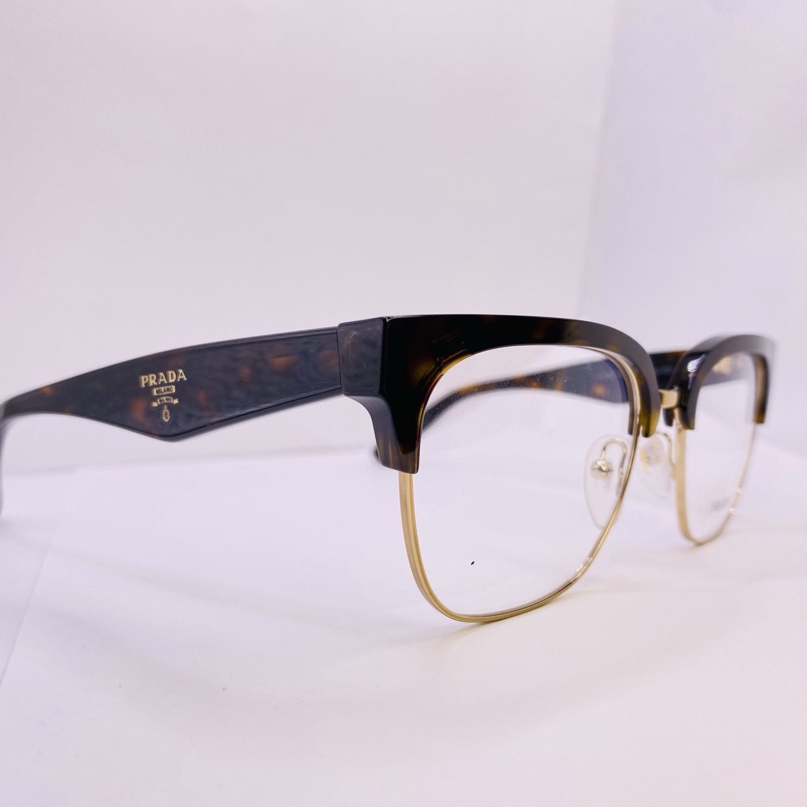 Prada Milano Eyeglasses Frames VPR 30R 2AU-1O1 52 [] 18 140 Havana Tortoise Gold thumbnail 2