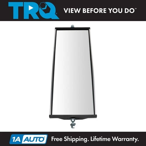 TRQ West Coast Mirror Manual 16x6 Aluminum LH RH for Commercial Heavy Duty Truck