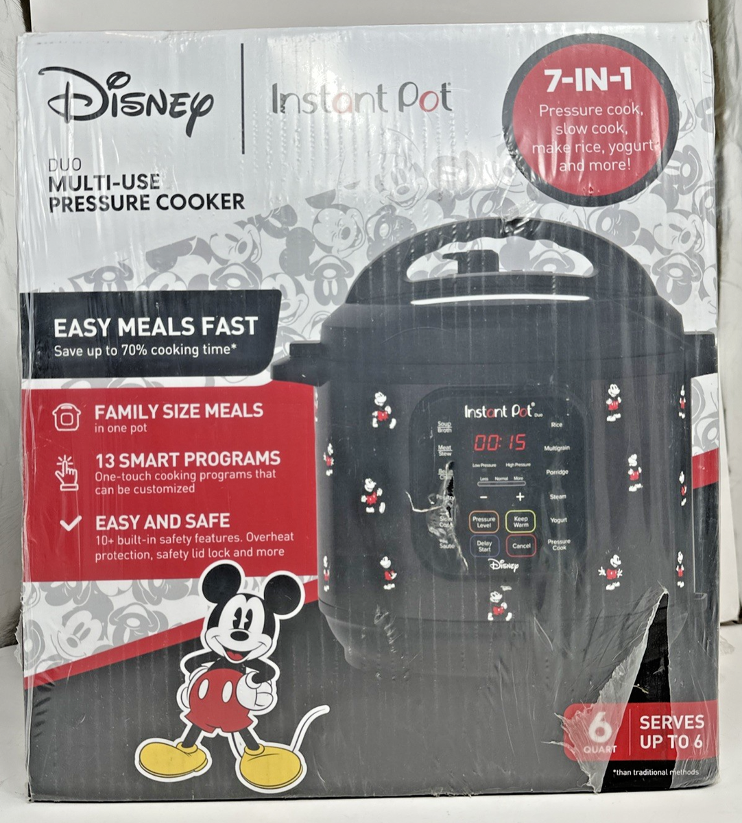 Disney Mickey Mouse Instant Pot Duo Multi Use in Pressure