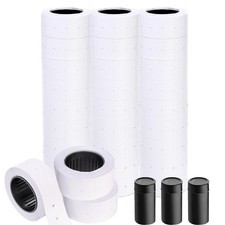 1,5000PCS Price Labels 30 Rolls Price Labels for MX-5500 Label , Pure White P...