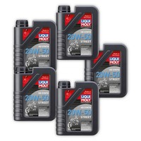5X MotoröL Liqui Moly 3816 Motorbike HD Synth 20W-50 Street Motorrad Bike 1