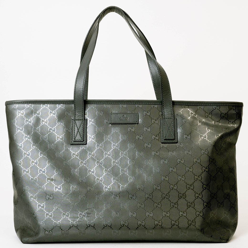 GUCCI GG Impleme Tote Bag gray 211137 493022