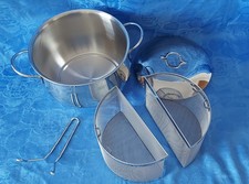 PENTOLA CUOCI PASTA 2 CESTELLI DUETTO BIO INOXRIV MADE IN ITALY