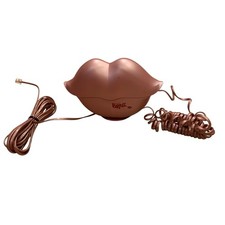 Vintage Bratz Plugged-In Pink Lip Phone Electric Landline MGA Entertainment Y2K