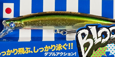 BlueBlue Blooowin! 80S JDM Sinking Minnow Gold Mackerel Japanese Saltwater Lure