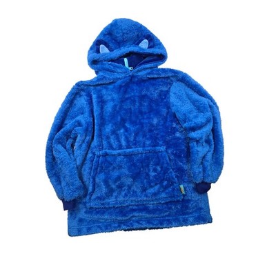 Huggle Pets Hoodie Blue Plush Wearable Stuffed Animal Oversized Sweatshirt Kids