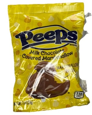 Original PEEPS Milk Chocolate Covered Chicks 1 oz Package-NEW SHIPS IN 24 HOURS 