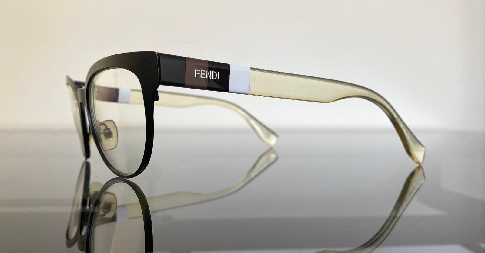 FENDI FF 0081 E1B 140 Cat Eye Women Eyeglasses thumbnail 2