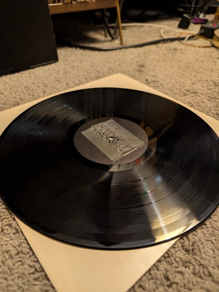 Joy Division: Unknown Pleasures. 1979 UK LP Fact 10 Vinyl Record. Textured Cover Foto 4 de 4