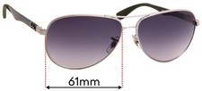 SFx Replacement Sunglass Lenses fits Ray-Ban RB8313 Tech - 61mm Wide