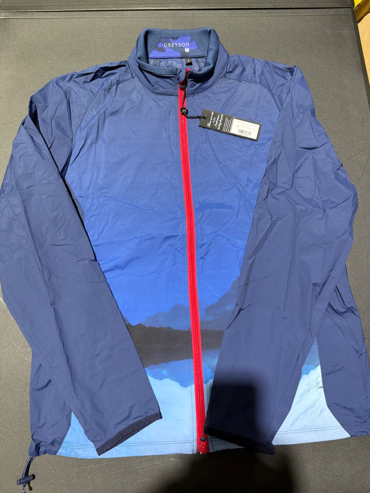 Nwt Men's Greyson Trailwolf Jacket, Size: L, Color: Mojave Blue (M1.23)
