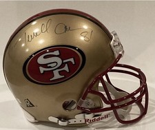 full size authentic helmet autographed signed By Terrell Owen’s.