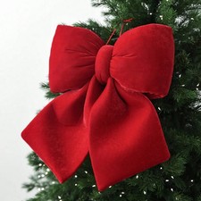 1pc Christmas velvet bow decoration, Christmas tree decoration, wedding decorati