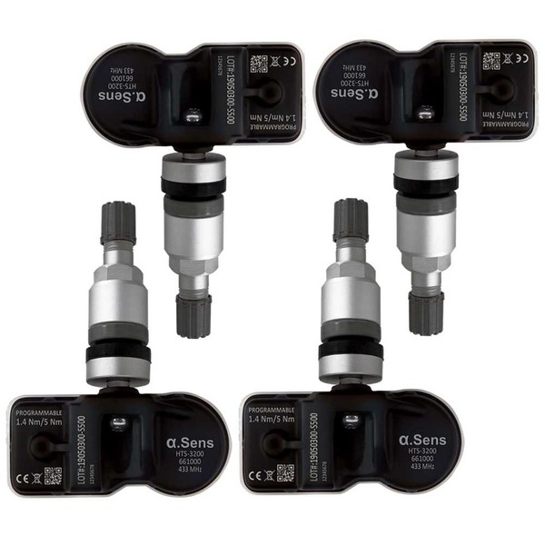 4 Rdks Sensoren Silber Plug&Play 661180S FüR Toyota Supra Reifen Luftdrucksensor-image