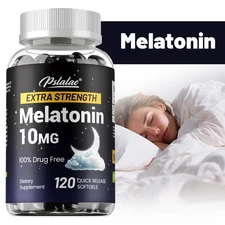 Melatonin 10mg - Powerful Sleeping Aid,Deep Sleep,Improved Sleep Quality,Non-GMO