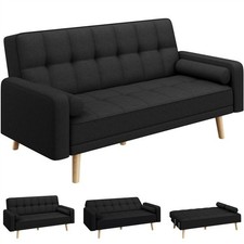 Fabric Sofa Bed 3 Seater Click Clack Living Room Recliner Couch Sofa Living Room