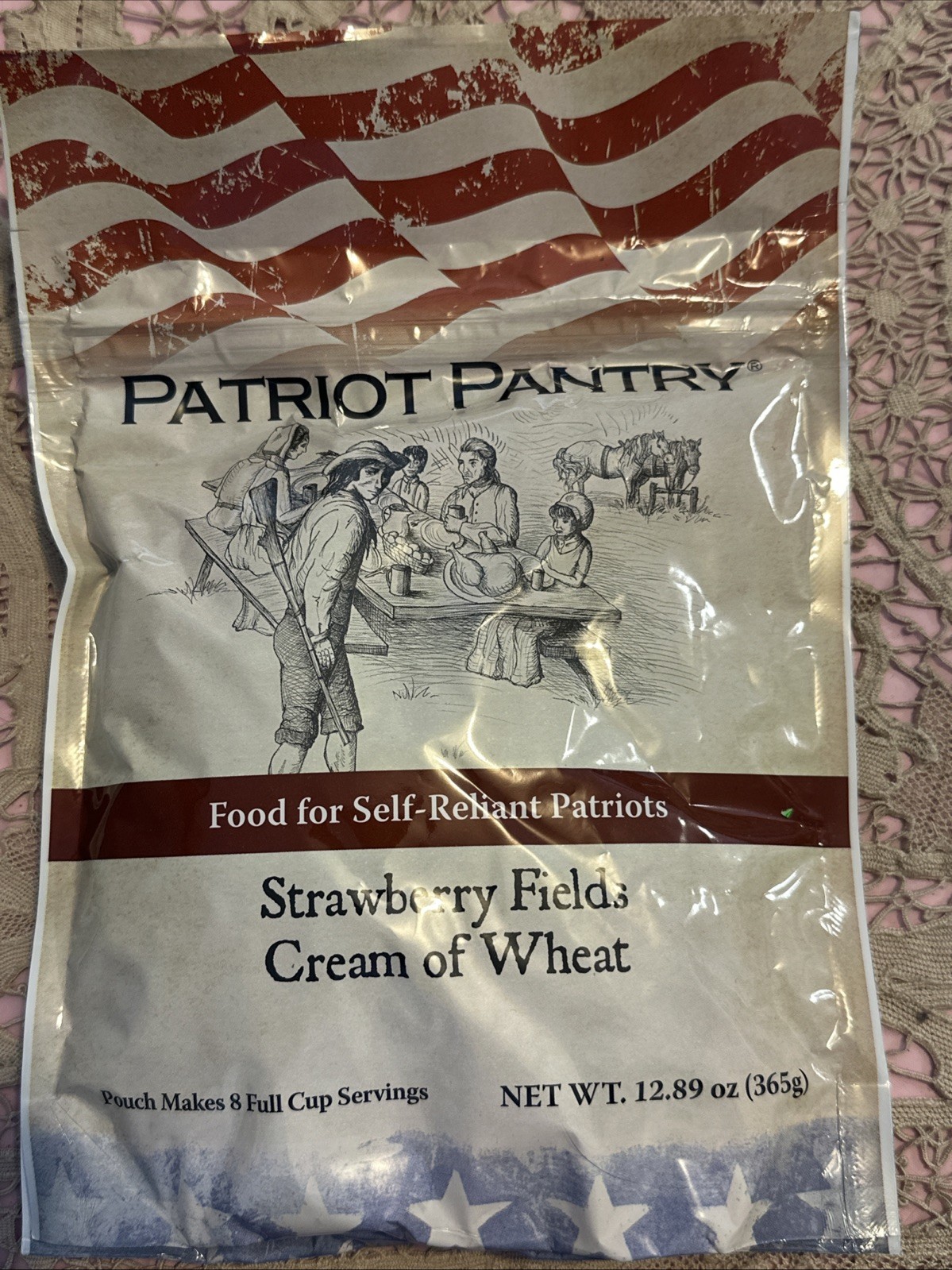 Patriot Pantry Strawberry Fields Cream Of Wheat 
