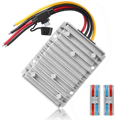 24V 36V 48V to 12V 30A 360W Converter Step Down Voltage Reducer with Fuse & C...