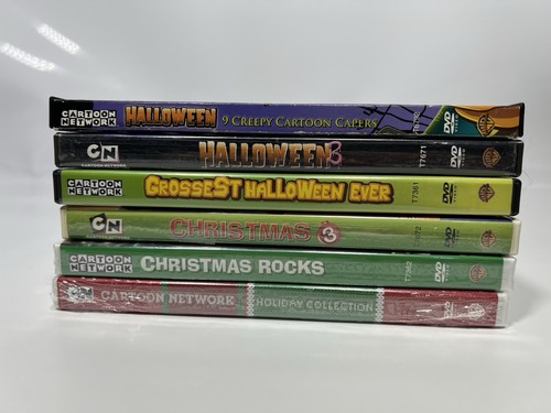CARTOON NETWORK DVD HALLOWEEN & CHRISTMAS Lot - Fosters Ed Edd Eddy Courage Dog