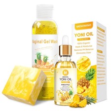 Feminine Wash Yoni Soap Bar Yoni Oil for Women pH Balance, Pineapple Yoni...
