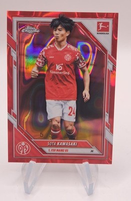 2025/26 Topps Bundesliga Chrome Sota Kawasaki Mainz 05 Color Match 5/5