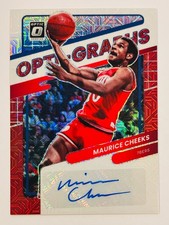 2021-22 Panini Donruss Optic Basketball Maurice Cheeks Opti-Graphs Auto 
